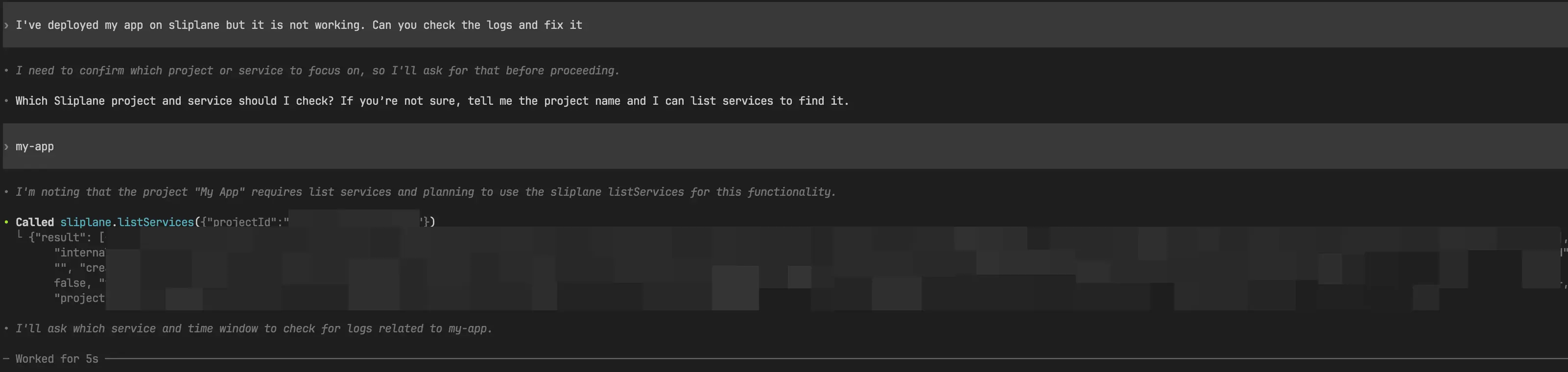 Debug App Example